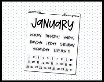 Guiones mensuales metalizados, pegatinas metalizadas, pegatinas mensuales (004)