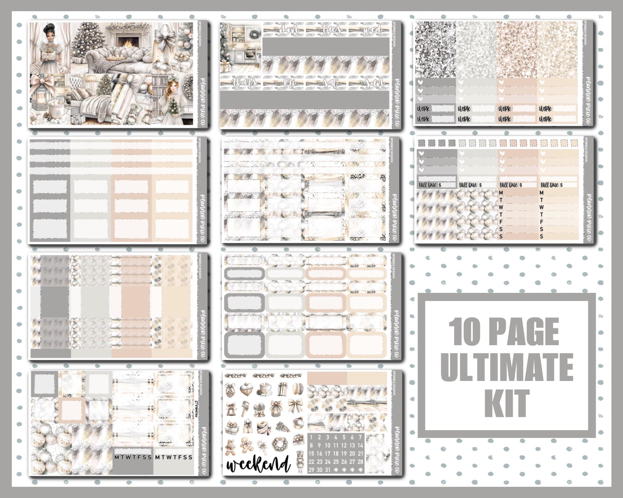 Printable Weekly Kit // Printable // Cut Line Files // Instant Download ...