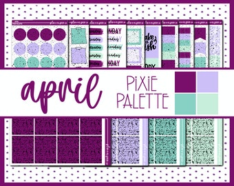 April PREFOILED Pixie Palette of the Month, Underlays, Flags, Labels, Boxes