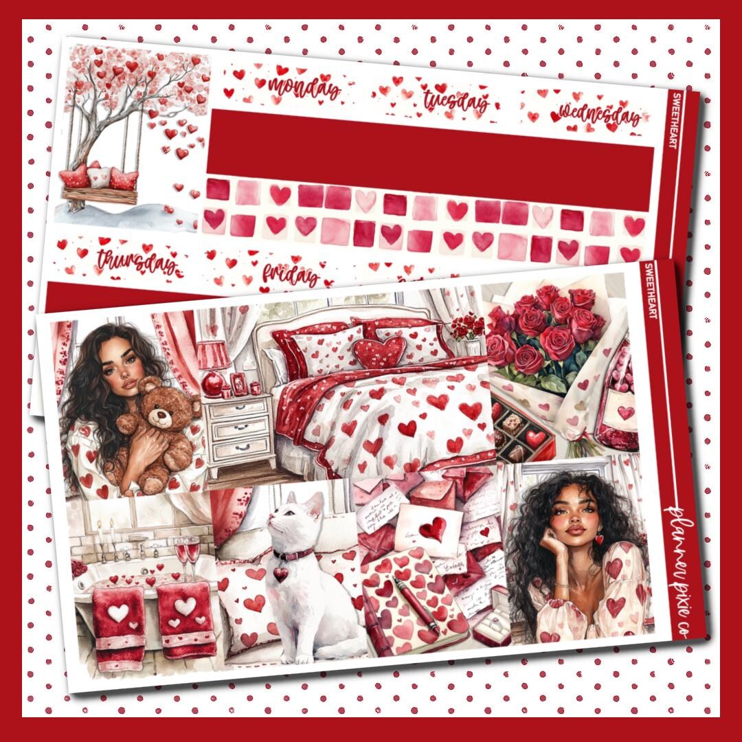 Deluxe Weekly Sticker Kit for Use With Standard Vertical Planners ...