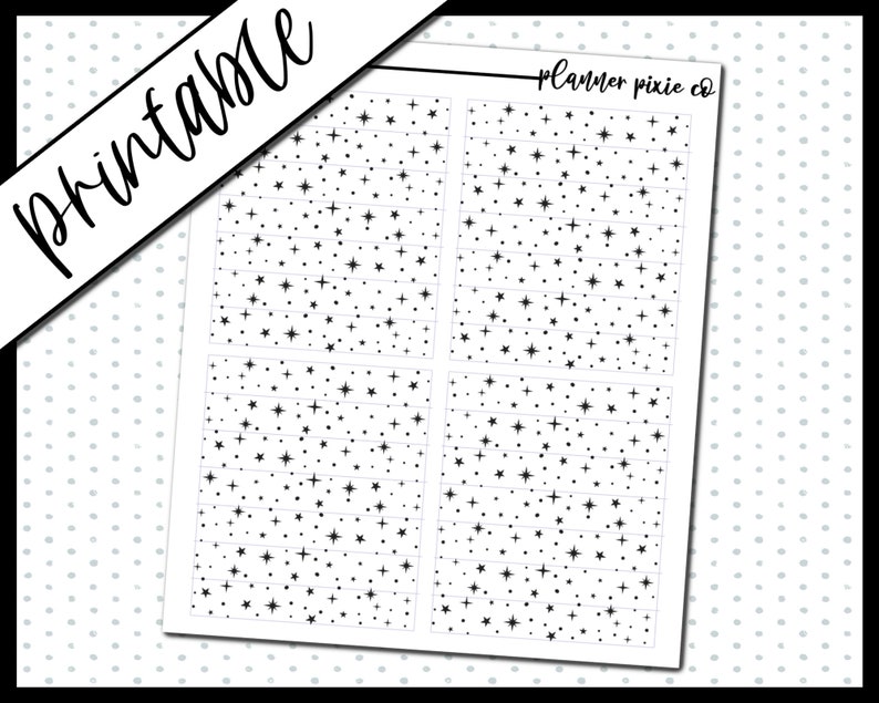 Foil Ready Printable Stickers Printable Cut Line Files - Etsy