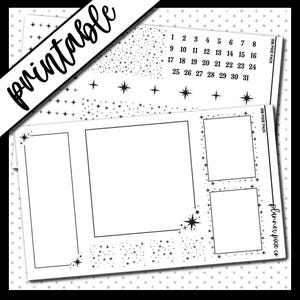 Foil Ready, Foil Bundle, Pixie Pack, Printable , Cut Line Files, Instant Download, Twinkle