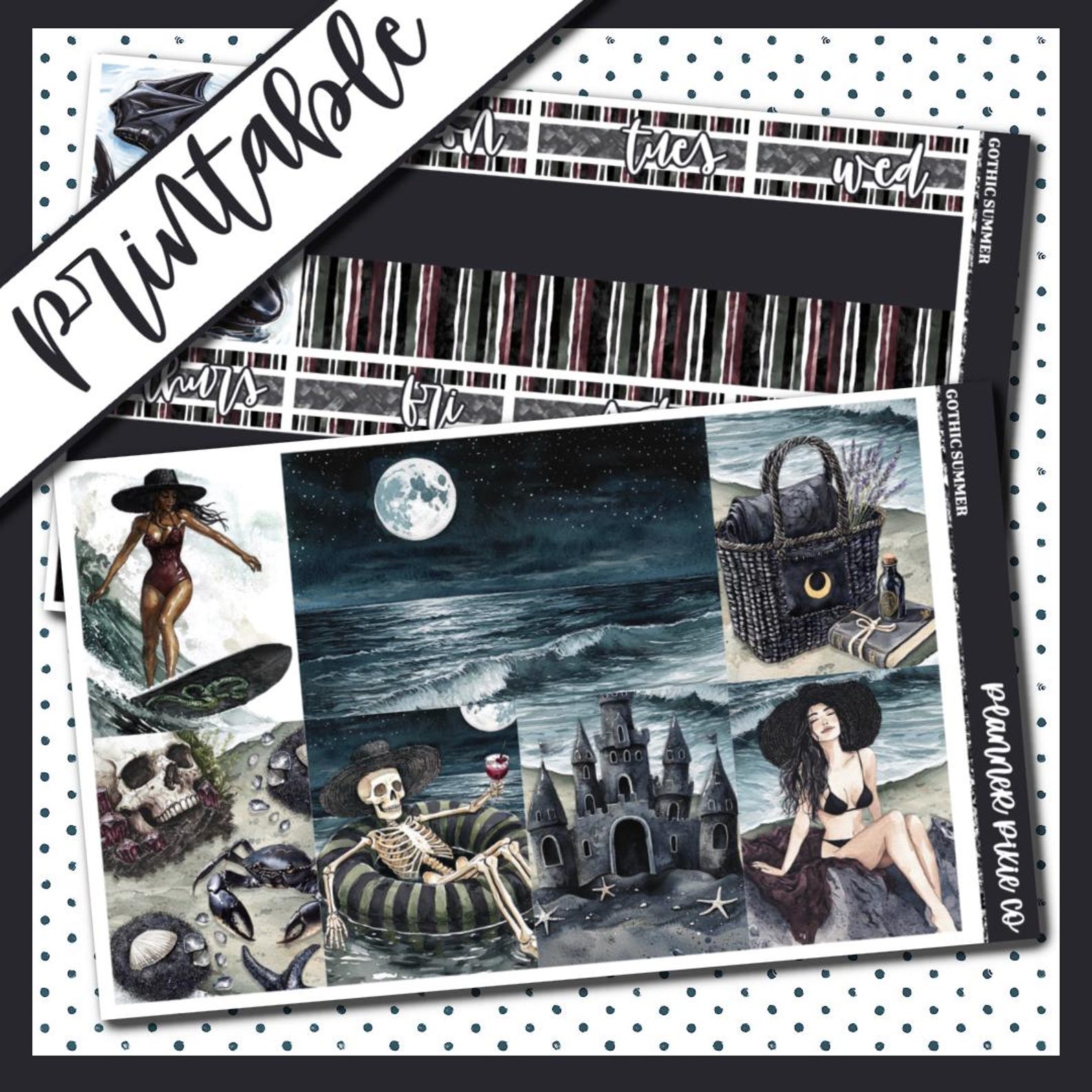 Printable Weekly Kit // Printable // Cut Line Files // Instant Download ...