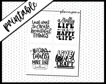 Foil Ready, Printable Stickers, Overlays, Digital Planner Stickers, Crafts