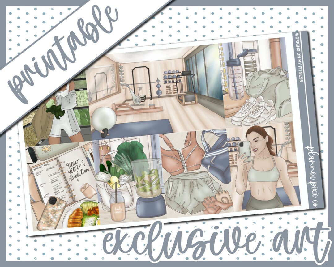 Printable Weekly Kit // Printable // Cut Line Files // Instant Download ...