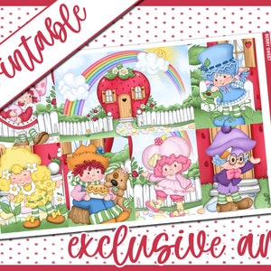 Printable Weekly Kit // Printable  // Cut Line Files // Instant Download // "Berry Sweet"
