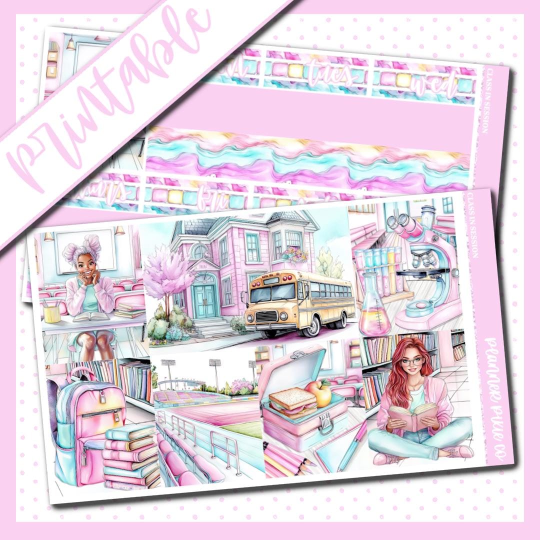 Printable Weekly Kit // Printable // Cut Line Files // Instant Download ...