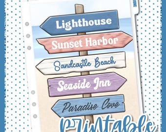 Printable Dashboard Cover Stickers // Handcut Files