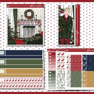 Add On Box, Stickers For Use With Standard Vertical Planners, &quot;Kevin&quot;