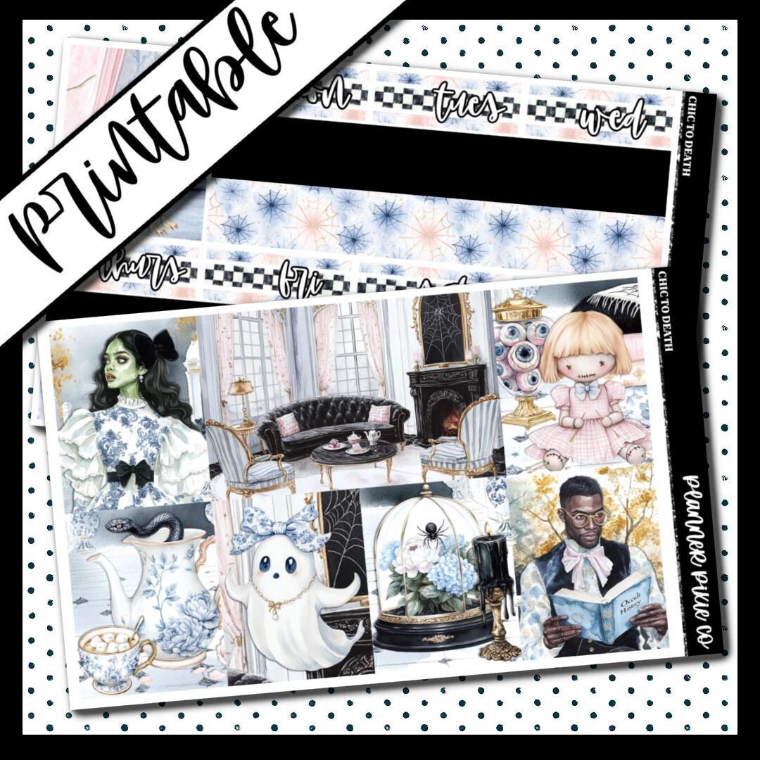 Printable Weekly Kit // Printable // Cut Line Files // Instant Download ...