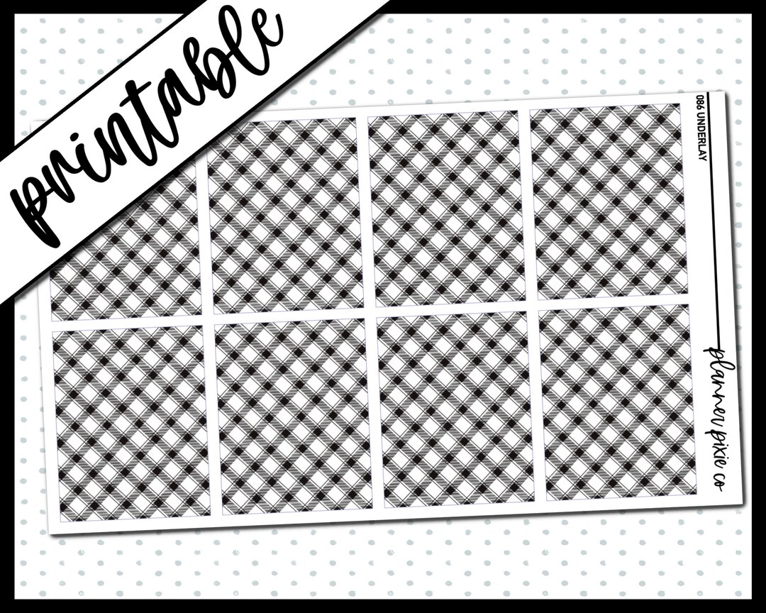 Printable Stickers, Foil Ready, Printable , Digital Planner Stickers ...
