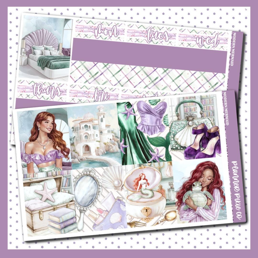 Deluxe Weekly Sticker Kit for Use With Standard Vertical Planners ...