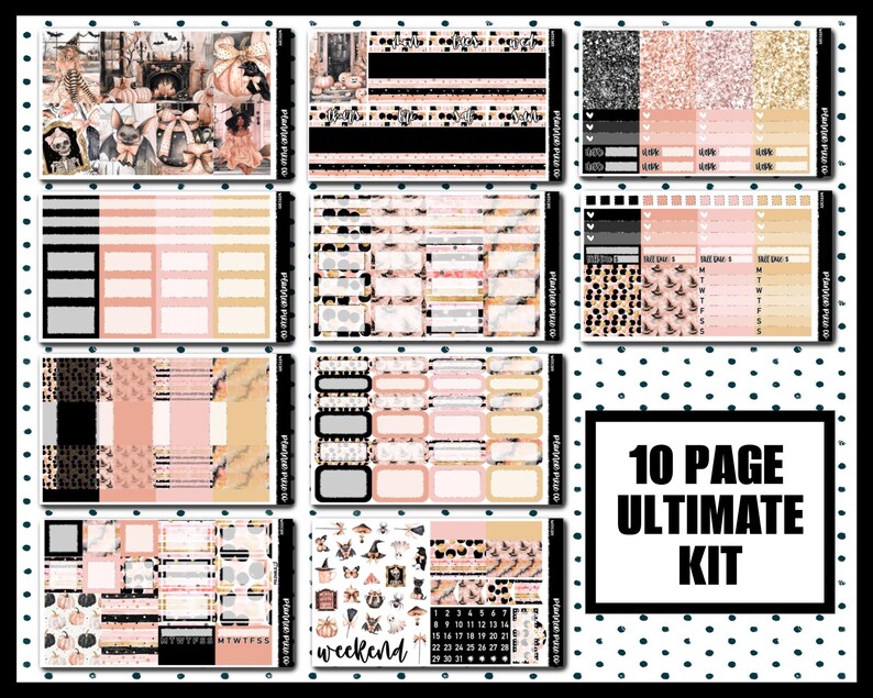 Printable Graphics Kit Printable Weekly Kit // Printable // Cut Line Files // Instant Download ...