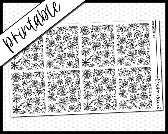 Printable Stickers Foil Ready Printable Digital Planner - Etsy