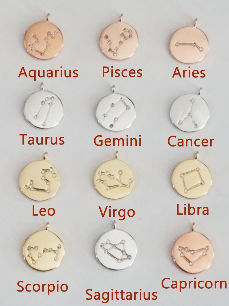 Zodiac Jewelry Celestial Jewelry Constellation Necklace Gift  Etsy