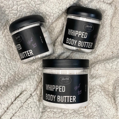 Black Owned Whipped Shea Body Butter Quadruple Blend Unrefined Etsy