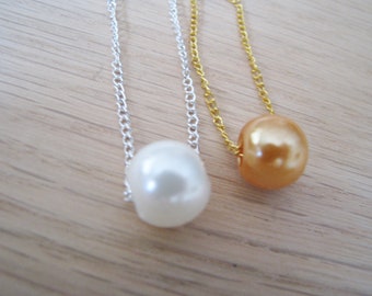 pearl necklace,silver necklace, golden necklace,white pearl necklace, golden Pearl necklace,pearl pendent, charm necklace,fresh water pearl