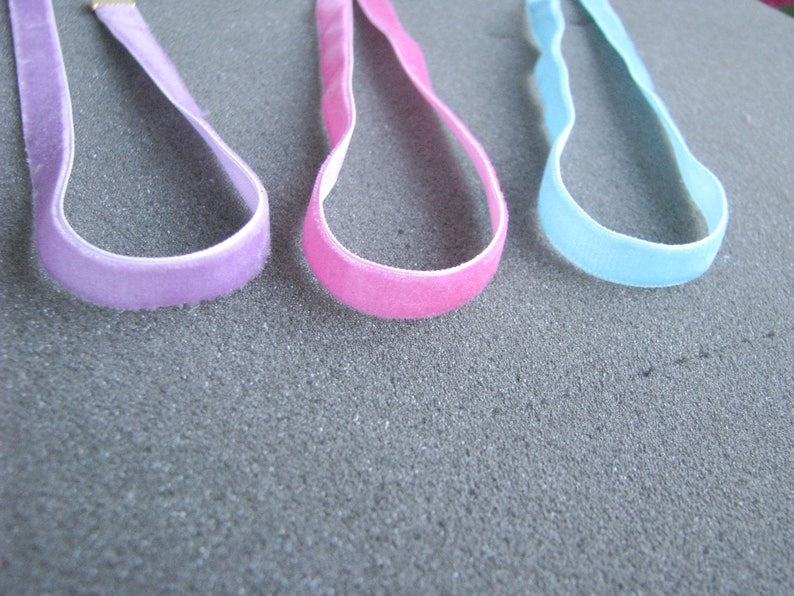 Pastel chokers collection,mother-daughter choker,velvet chokers collection, girls chokers. Sisters collection, image 8