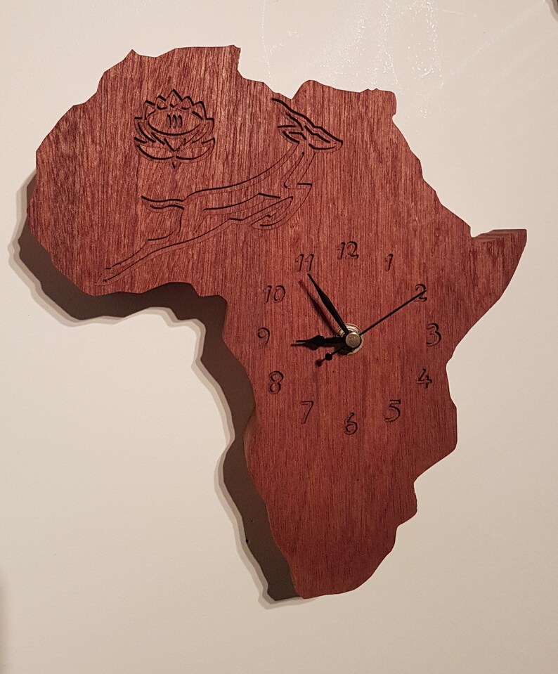 Africa clocks Etsy