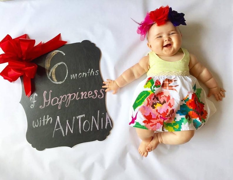 Kids Dresses 100/% Handmade Dress by Irina MADAN Girls Dresses Hand Painted Baby Dresses