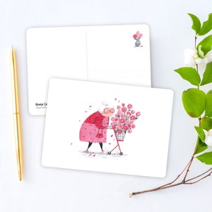 Ensemble de 5 cartes de Noel, Ensemble de 5 cartes postales