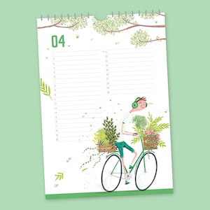 Perpetual calendar, Birthday calendar, Wall calendar, Funny calendar, Bikers calendar, Seasonal calendar, Illustrated calendar image 4