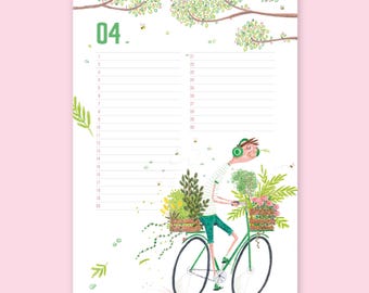 Calendrier perpétuel, calendrier d'anniversaire, calendrier mural, calendrier drôle, calendrier perpétuel anniversaire