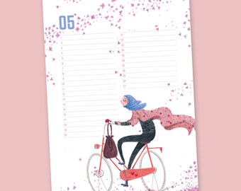 Perpetual calendar, Birthday calendar, Wall calendar, Funny calendar, Bikers calendar, Seasonal calendar, Illustrated calendar