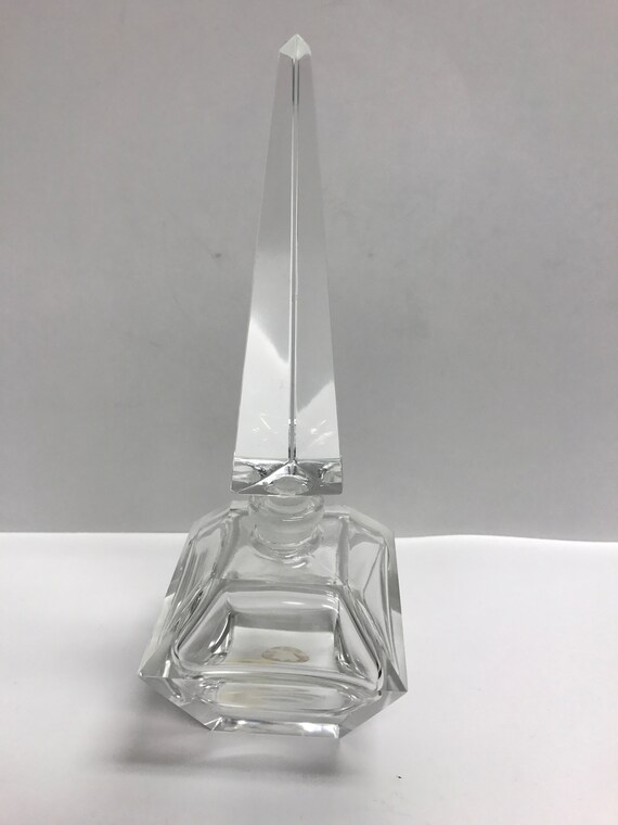 vintage crystal perfume bottle