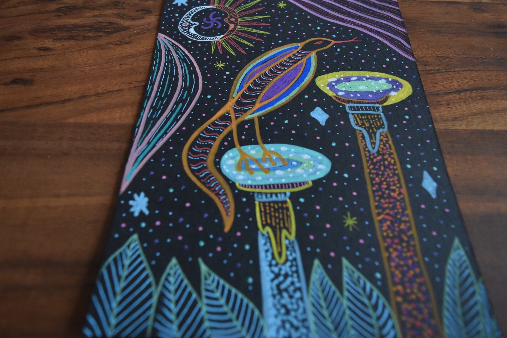 Serpent Dreams Original Painting Psychedelic Artwork - Etsy