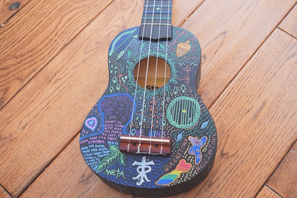 Custom Unique Hand Painted Ukulele Your Own Design and Ideas Etsy