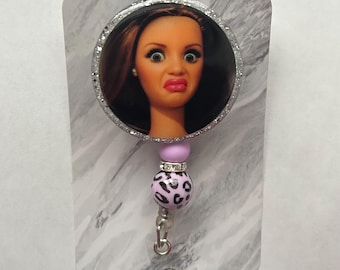 Barbie Funny Face Badge Reel