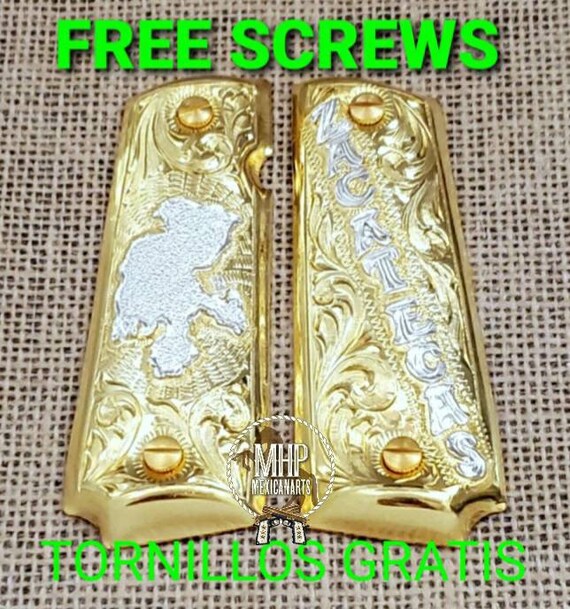 Zacatecas Mexico 1911 Full Size Custom Pistol Gun Grips Etsy