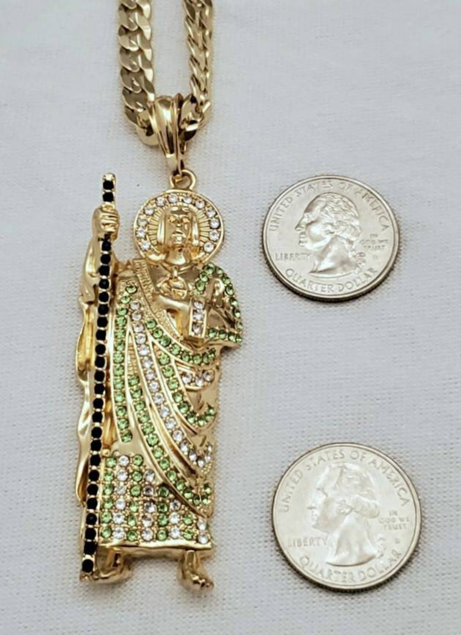 San JudasSaint Jude chain fathers cubanmiami Pendant Etsy