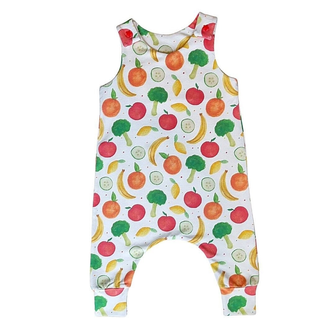 New In Baby Gi Girls Fruity Cotton Romper