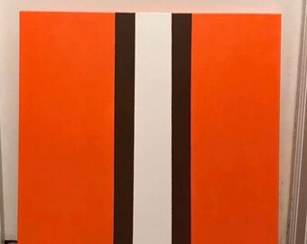 ohio state painted canvas