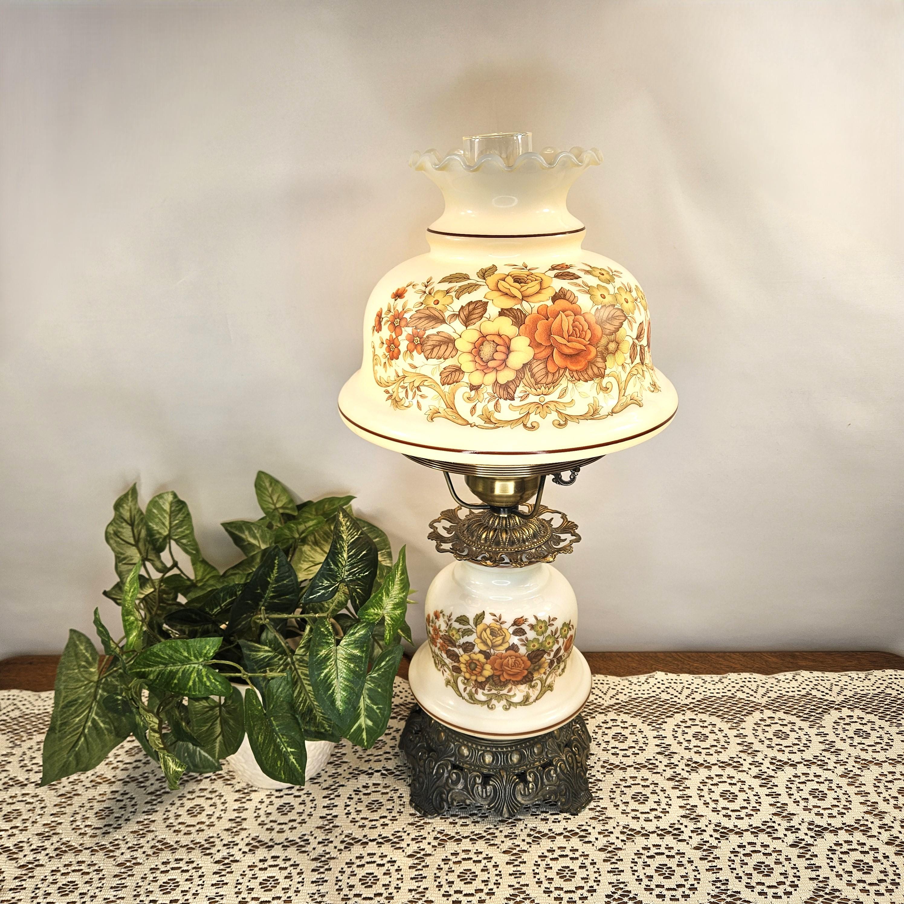 Quoizel Rust Rose Lamp - Etsy