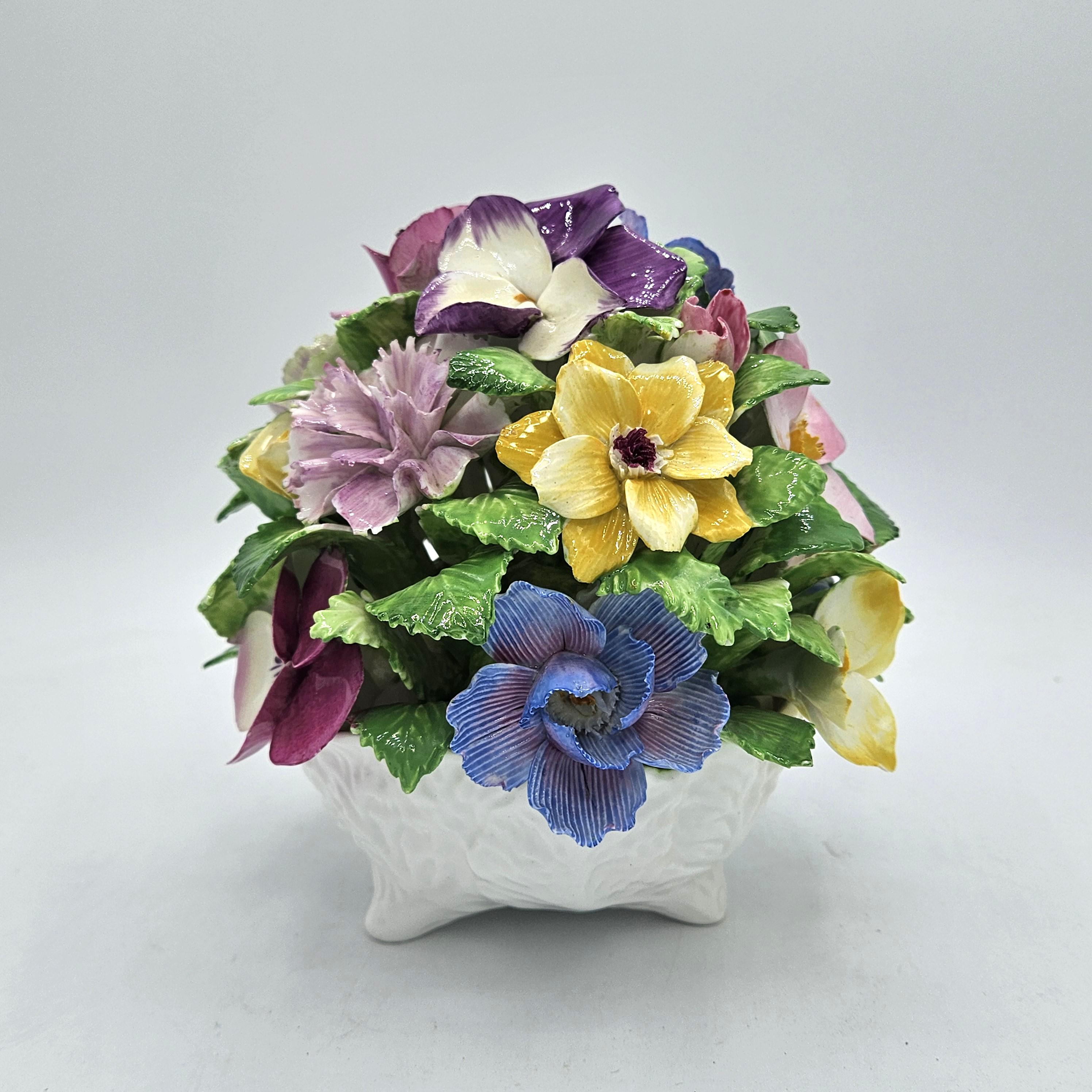 Coalportミニ花器 Coalport Miniature China Flower Pot