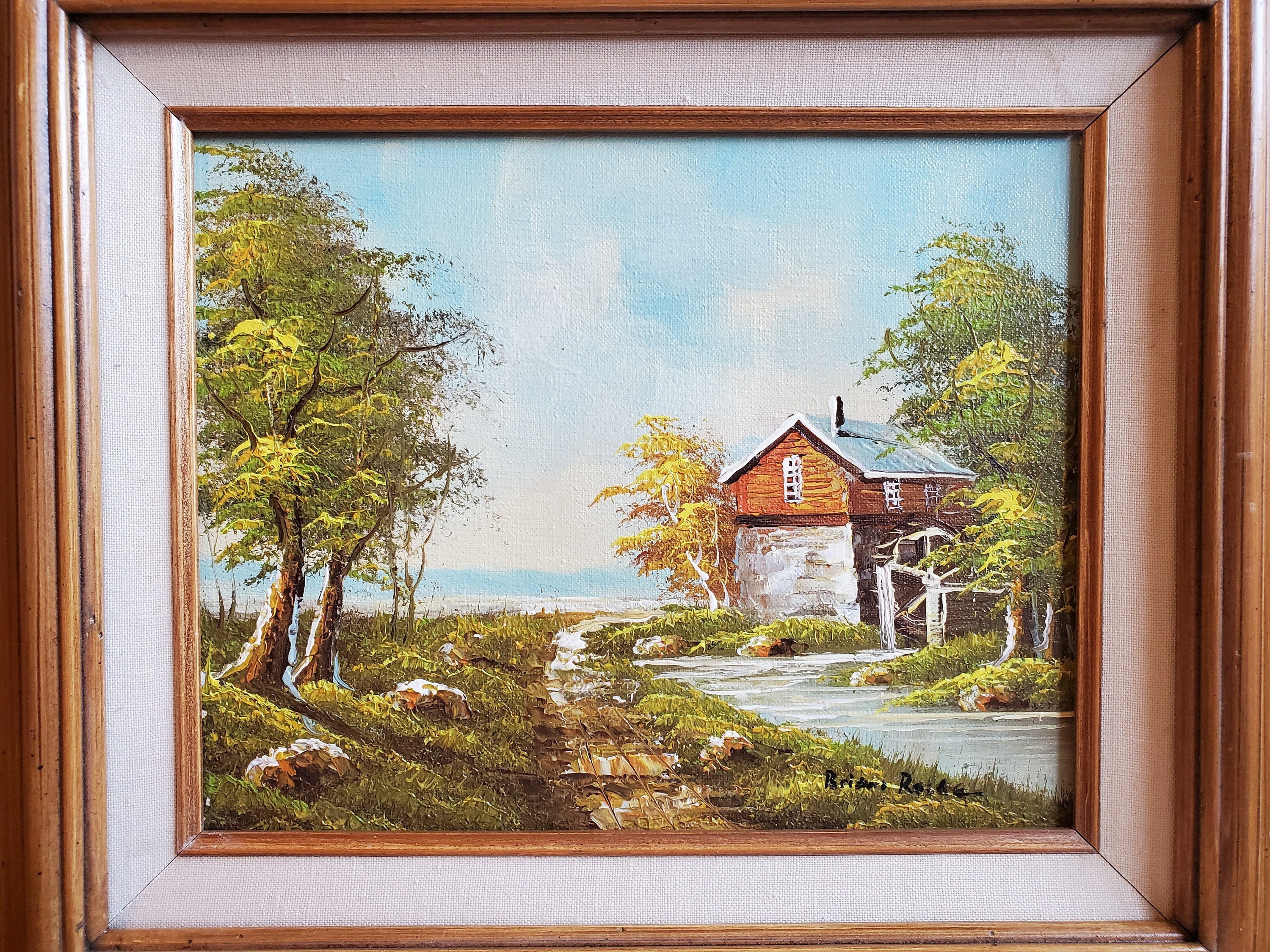 Original Vintage Oil Painting on Canvas by World Renowned Artist 