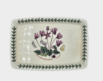 Vintage Portmeirion Botanic Garden Covered Butter Dish, Base Only, Discontinued
