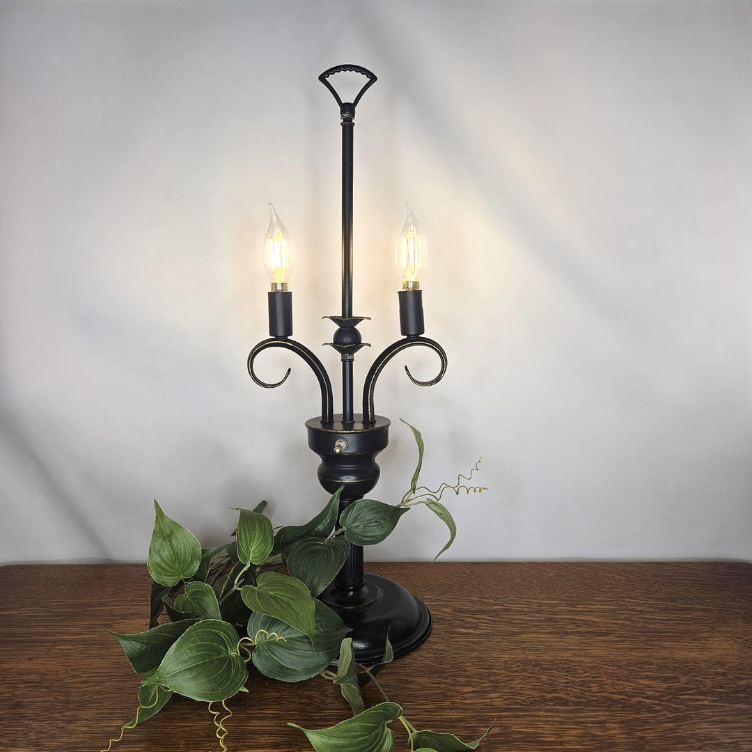 Black Wrought Iron Lamps