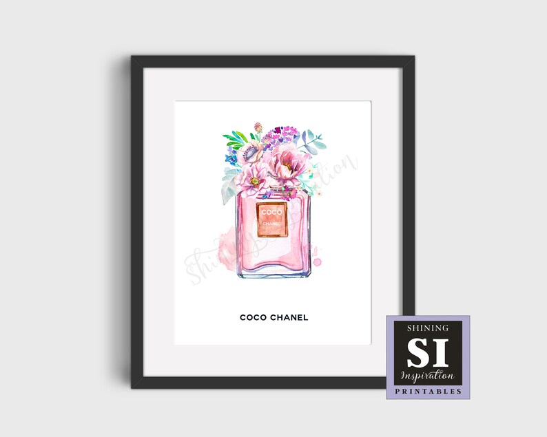 Coco Chanel Printable- Watercolor Tasteful Fragrance Bottle categorised Coco Chanel, Bed room Printable, Stylish Print, Residing Area Printable photograph about Chanel Printable named Coco Chanel Printable- Watercolor Stylish Fragrance Bottle categorized Coco Chanel, Bed room Printable, Exquisite Print, Residing Space Printable