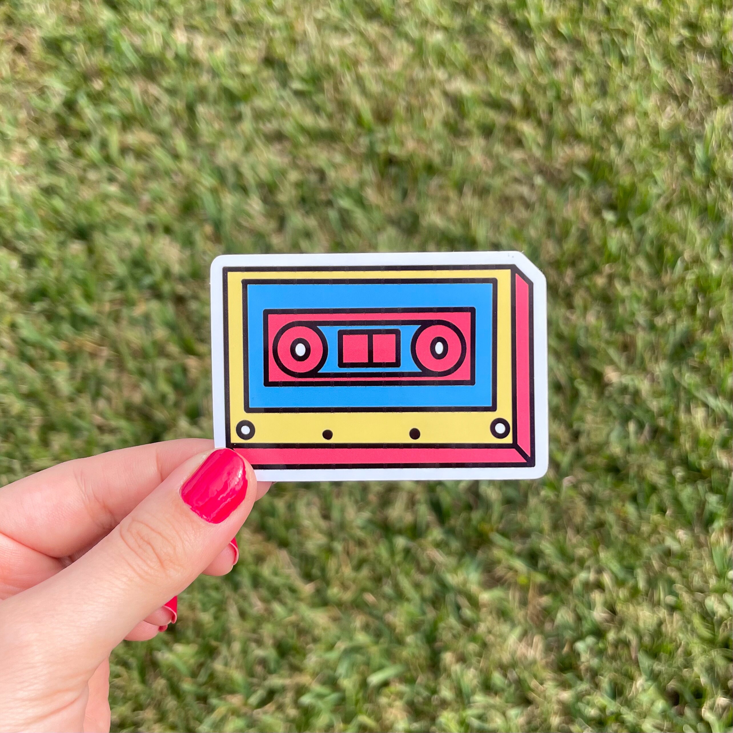 Cassette Tape Sticker Pack Waterproof Matte Sticker Etsy