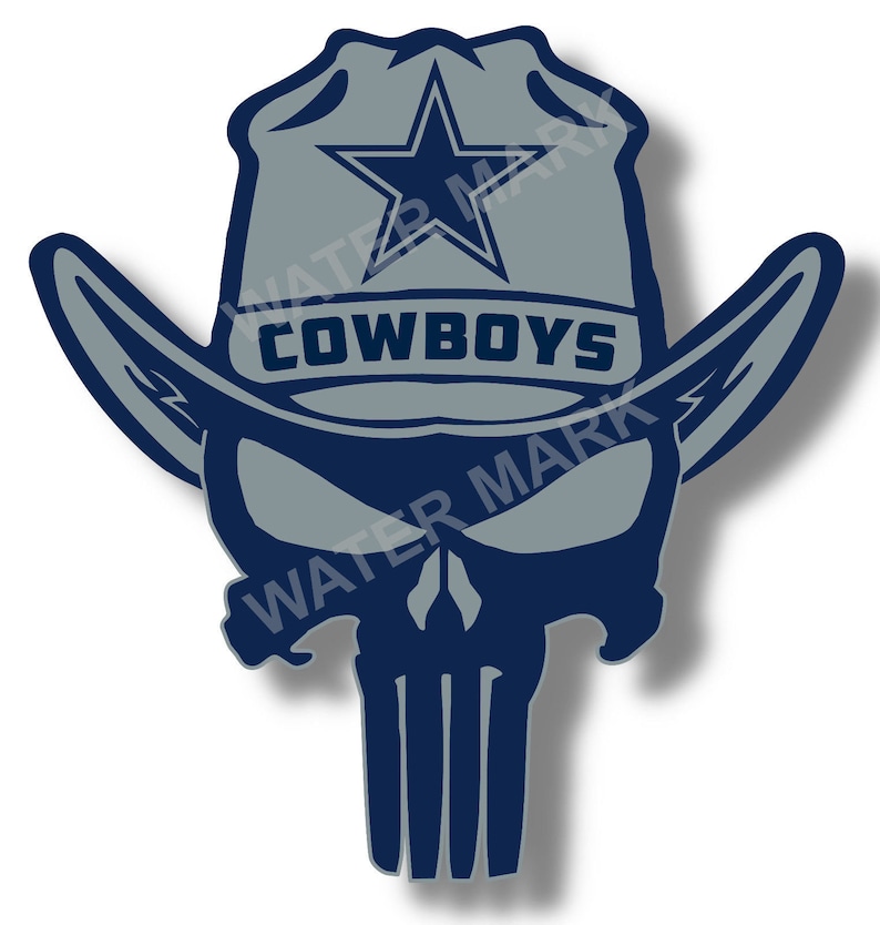 Dallas Cowboys Punisher NFL Sticker Decal Vinyl Truck Car Etsy