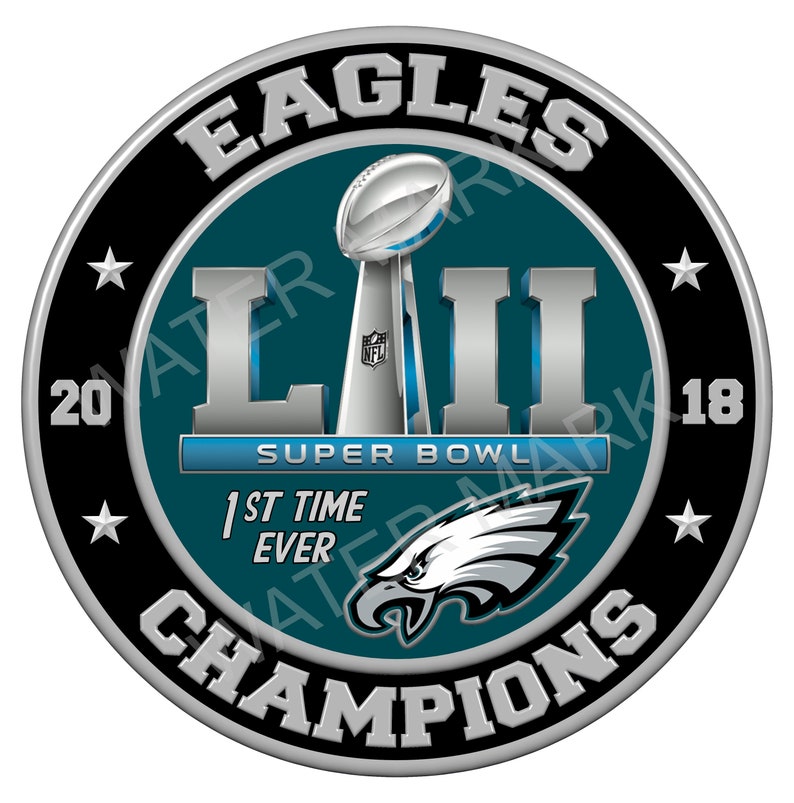 Philadelphia Eagles 2018 Super Bowl Championship Sticker  Etsy