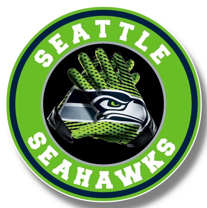 Seattle Seahawks Vinyl Sticker Decal 11 Different Size Car Etsy