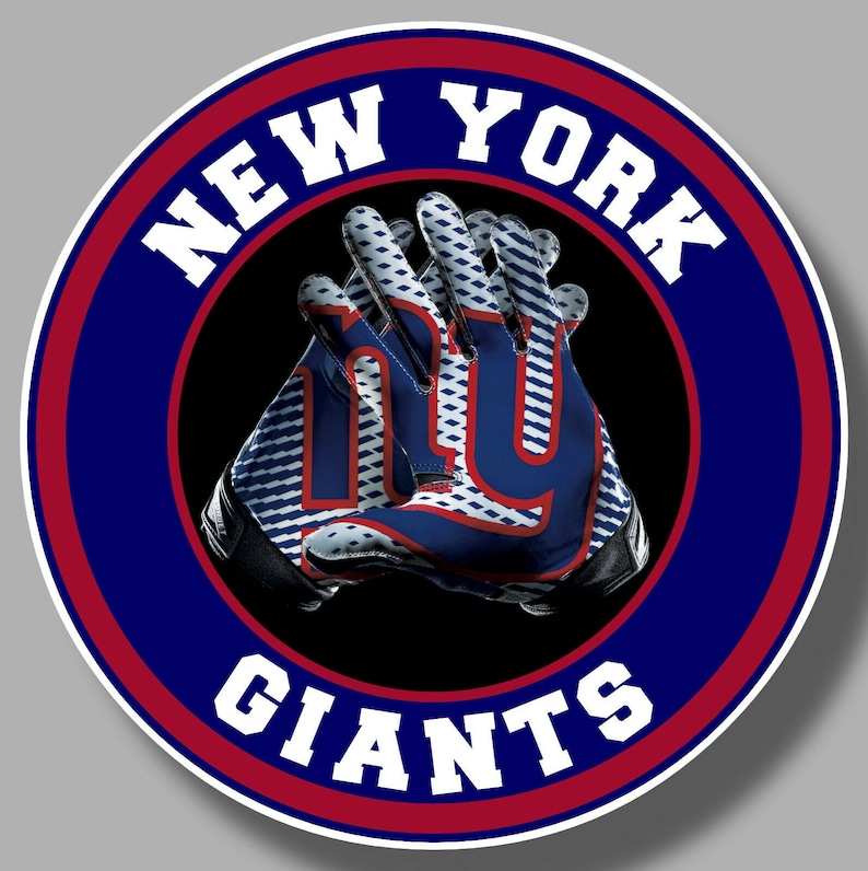 New York Giants Vinyl Sticker Decal 7 Different Size Car Etsy
