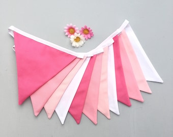 Pink Bunting, plain pinks bunting