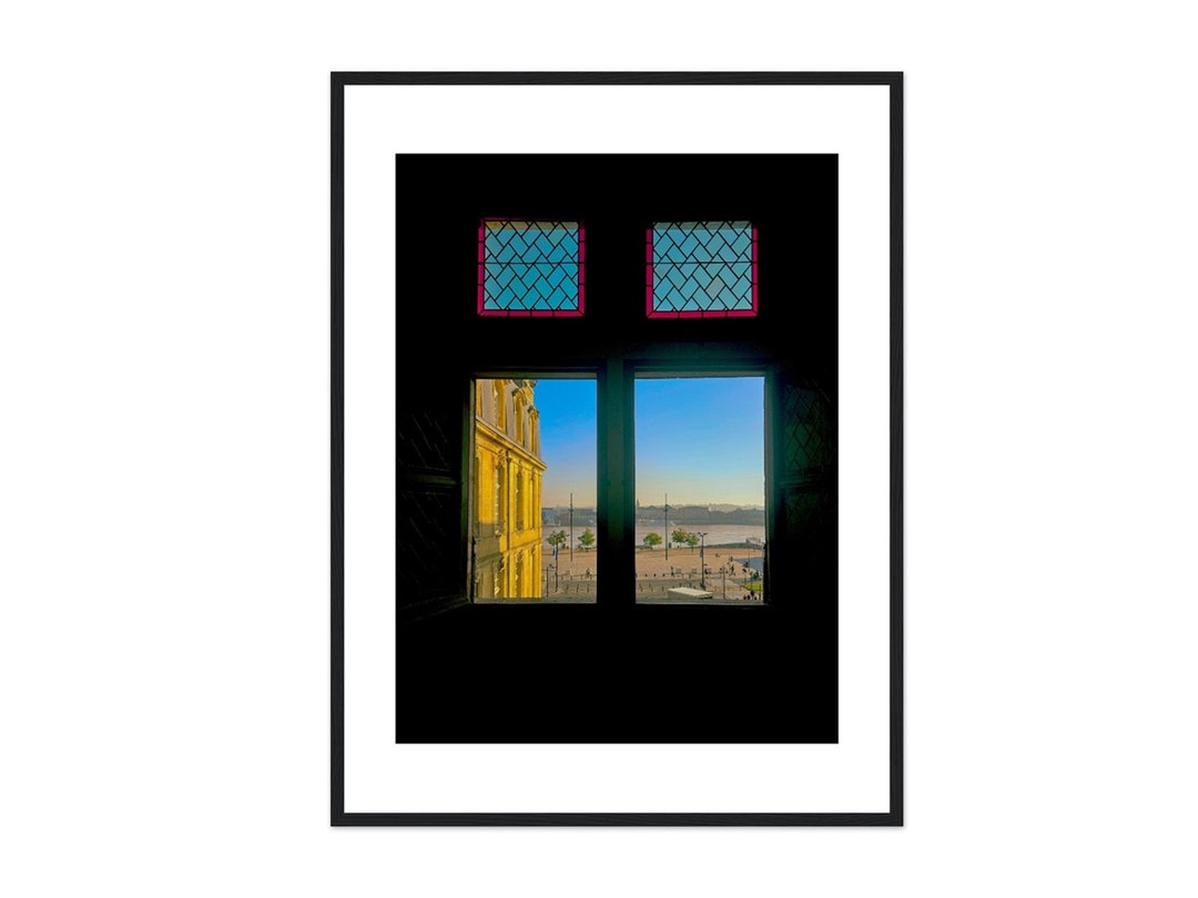 Matte Color On Window House Window Building Wall Décor Window Pane Framed Matte - Etsy