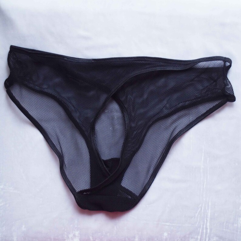 Black mesh panties Sexy panties Sexy lingerie BDSM Etsy